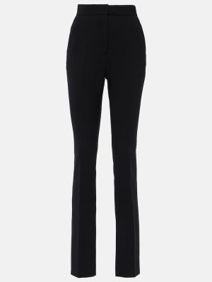 Rovné kalhoty s vysokým pasem Rebecca Vallance černé