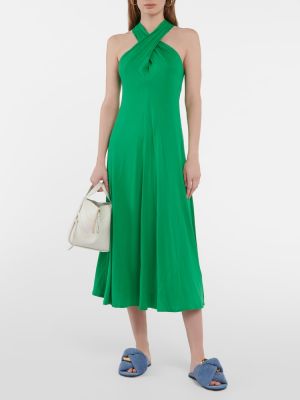 Jersey midi ruha Polo Ralph Lauren zöld