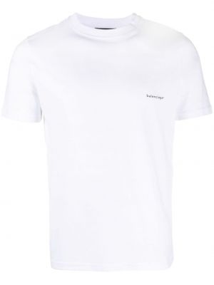 Kokvilnas t-krekls ar apdruku Balenciaga Pre-owned