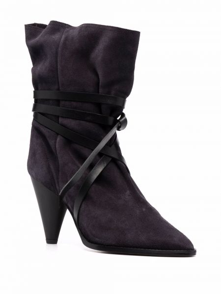Stivali di gomma in velluto Isabel Marant