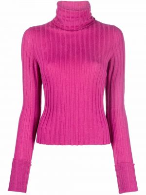 Кашмирен пуловер Chanel Pre-owned розово