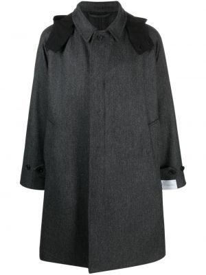 Kabát s kapucí Caruso šedý