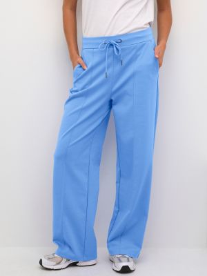 Pantalon plissé Kaffe bleu