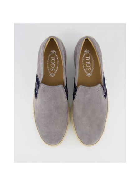 Loafers de ante Tod's gris