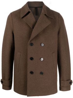 Gyapjú kabát Harris Wharf London barna