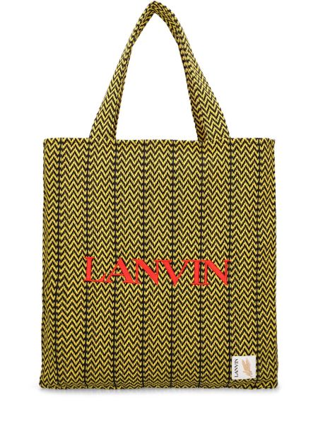 Nákupná taška Lanvin žltá