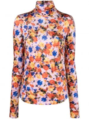 Floral lang topp Isabel Marant oransje