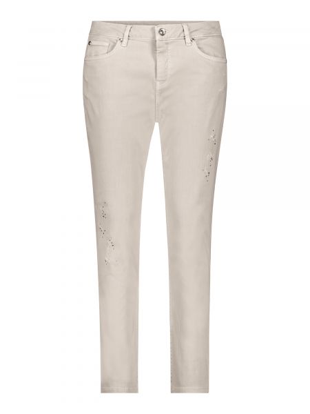 Vlnené džínsy Monari biela