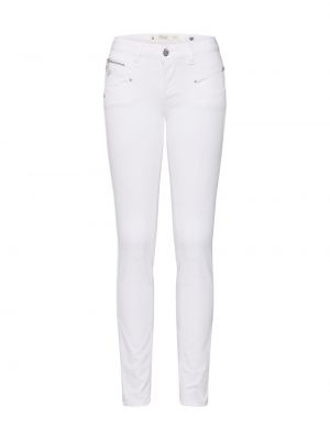 Белые джинсы слим Freeman T. Porter