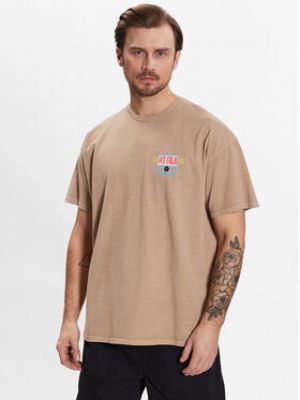 T-shirt large Bdg Urban Outfitters beige