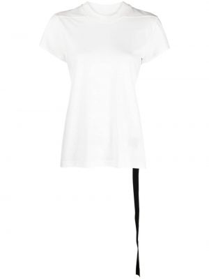 Kokvilnas t-krekls ar apaļu kakla izgriezumu Rick Owens Drkshdw balts