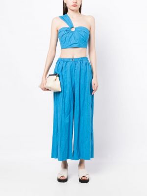 Culottes relaxed fit Jason Wu modré