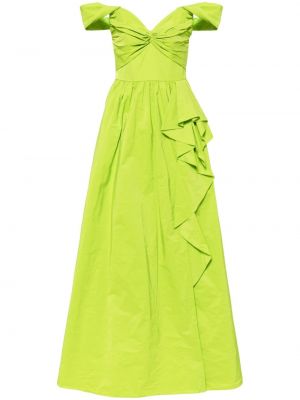 Вечерна рокля Marchesa Notte зелено