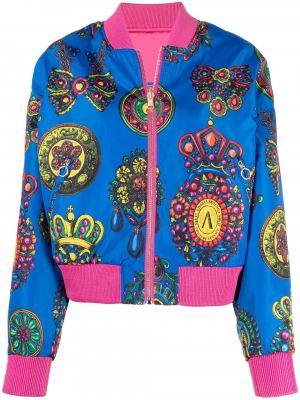Giacca bomber Versace Jeans Couture, blu