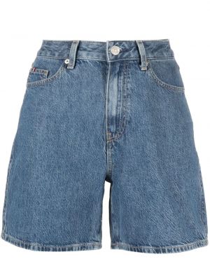 Bavlnené džínsové šortky Tommy Hilfiger modrá