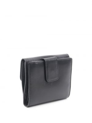Bambusová kožená peněženka Gucci Pre-owned černá