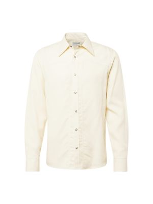Tigrovaná vlnená košeľa Tiger Of Sweden biela