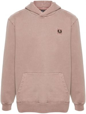 Hoodie avec applique Fred Perry rose