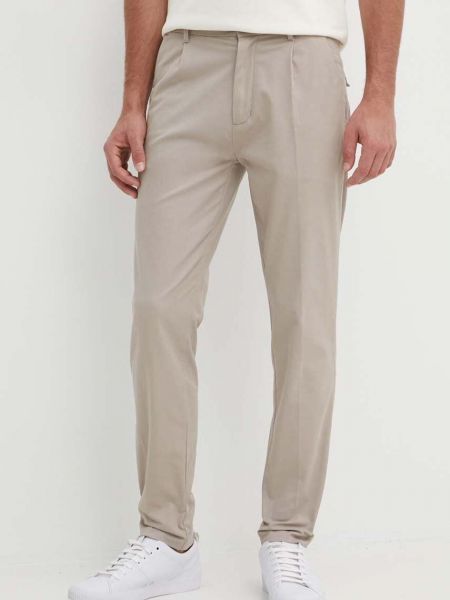 Szare proste spodnie Calvin Klein