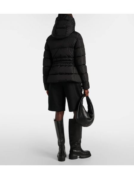 Doudoune à capuche Moncler noir