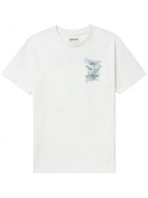 T-shirt en coton à imprimé Musium Div. blanc