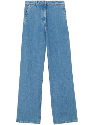 Niebieskie jeansy dzwony Burberry