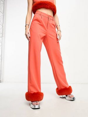 Широкие брюки Extro & Vert оранжевые