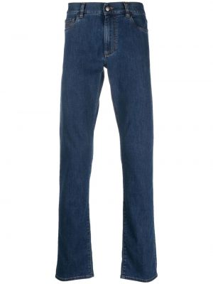 Slank jeans med normal passform Canali blå