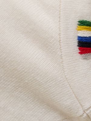 Top de cachemir de algodón Extreme Cashmere blanco