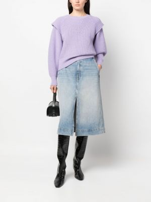 Pull en laine avec manches longues Iro violet