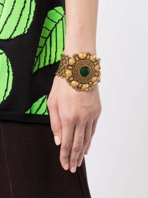 Bracelet à imprimé Chanel Pre-owned vert