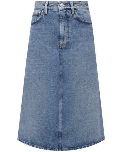 Джинсовая юбка Balenciaga, синяя