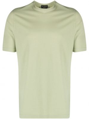 Bavlněné tričko Dell'oglio zelené