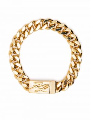 Złota bransoletka łańcuch Karl Lagerfeld