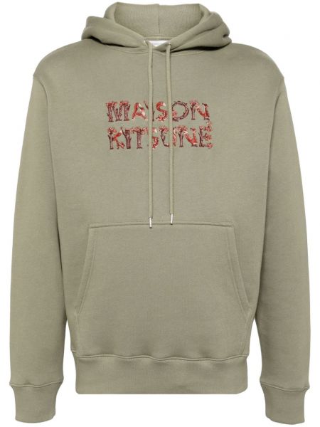 Hoodie Maison Kitsuné yeşil