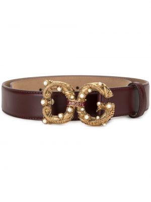 Cinturón Dolce & Gabbana rojo
