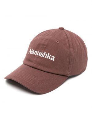 Medvilninis kepurė su snapeliu Nanushka