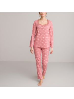 Pijama de algodón con estampado manga larga Anne Weyburn