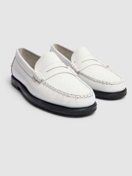 Δερμάτινα loafers Sebago λευκό