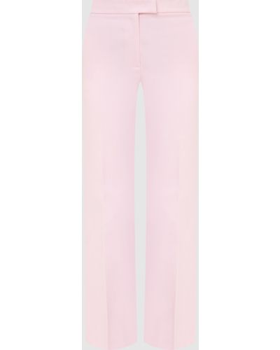 Прямі брюки Twin-set рожеві