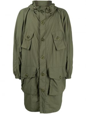Kabát s kapucňou Ymc zelená