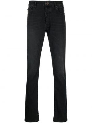 Skinny jeans mit stickerei Moorer schwarz
