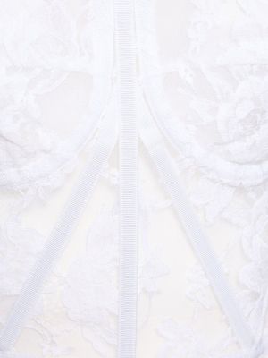Csipkés felső Dolce & Gabbana fehér