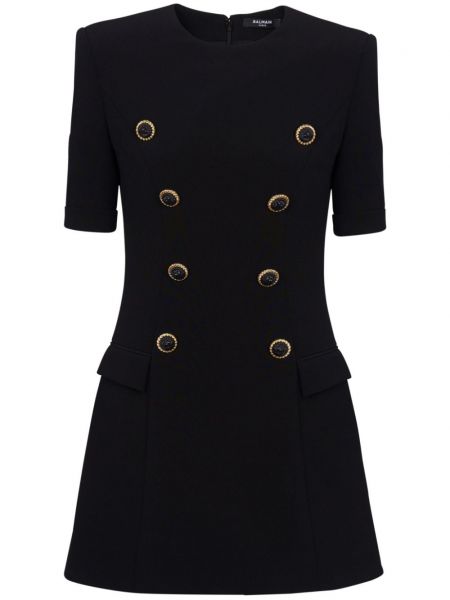 Robe droite Balmain noir