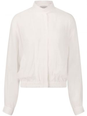 Prozirna pamučna jakna Giambattista Valli bijela