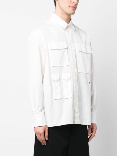 Camicia di cotone Etudes bianco