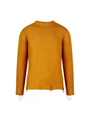 Dzianinowy sweter Pt Torino żółty