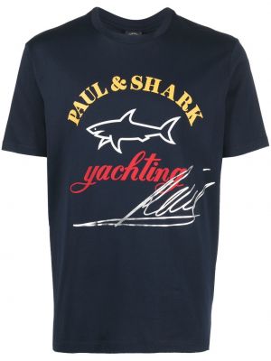 T-skjorte Paul & Shark blå