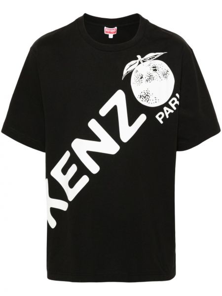 T-shirt à imprimé Kenzo noir