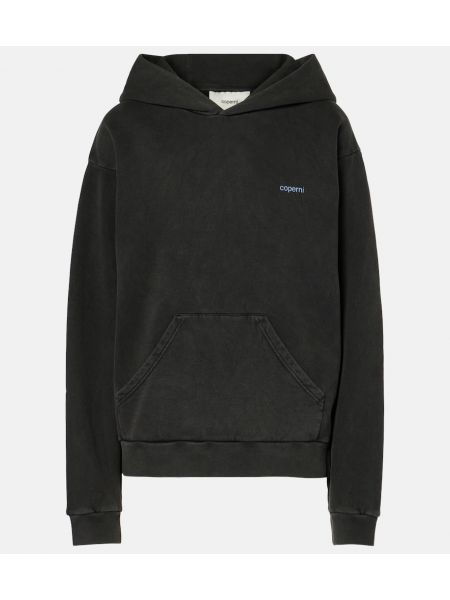 Jersey bomull hoodie Coperni blå